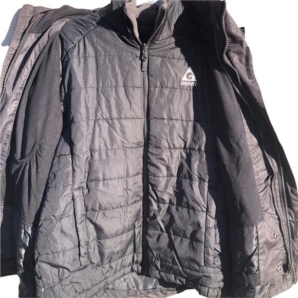 Gerry ski snowboard 2 in 1 hooded jacket shell plus puffer inner jacket medium - Picture 3 of 16